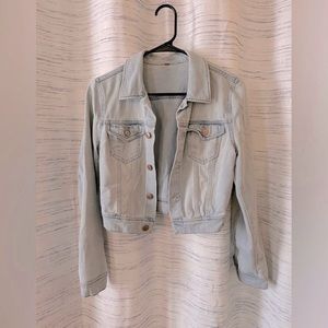 H&M crop denim jacket